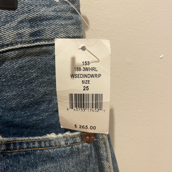 Re/Done High Rise Loose Rigid Jeans - Picture 5 of 7